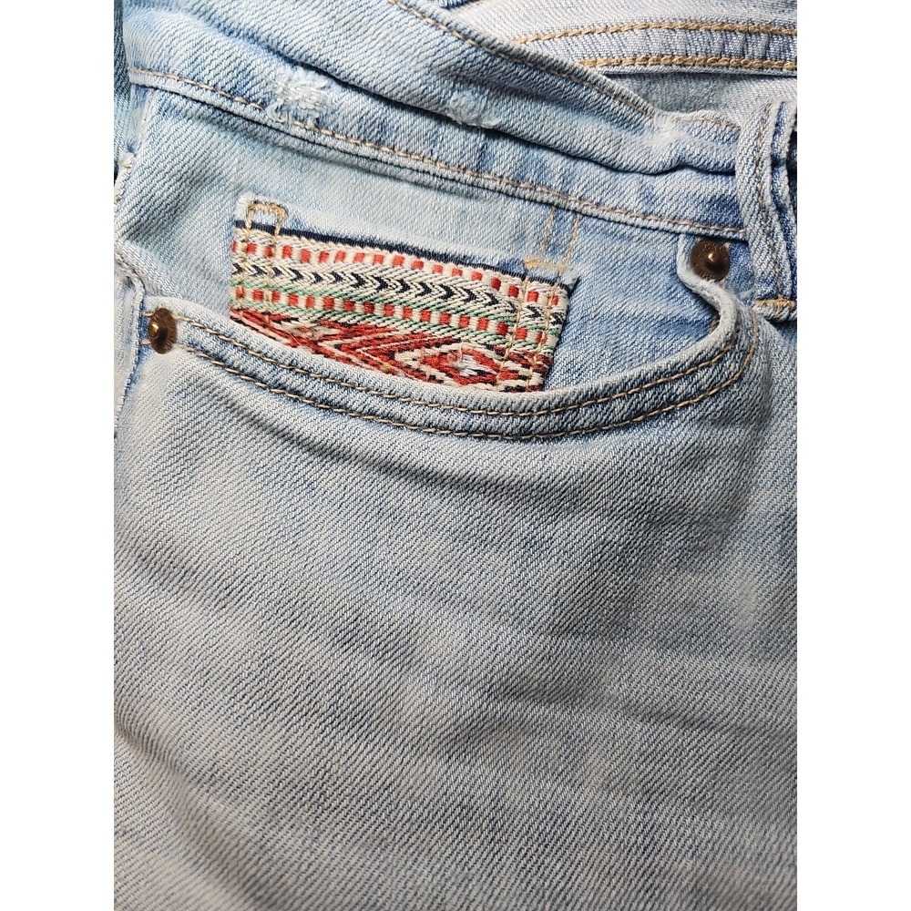 Lucky Brand Sweet'n Crop Women's 14/32 Blue Straight Leg Stretch Denim Crop - Picture 7 of 16